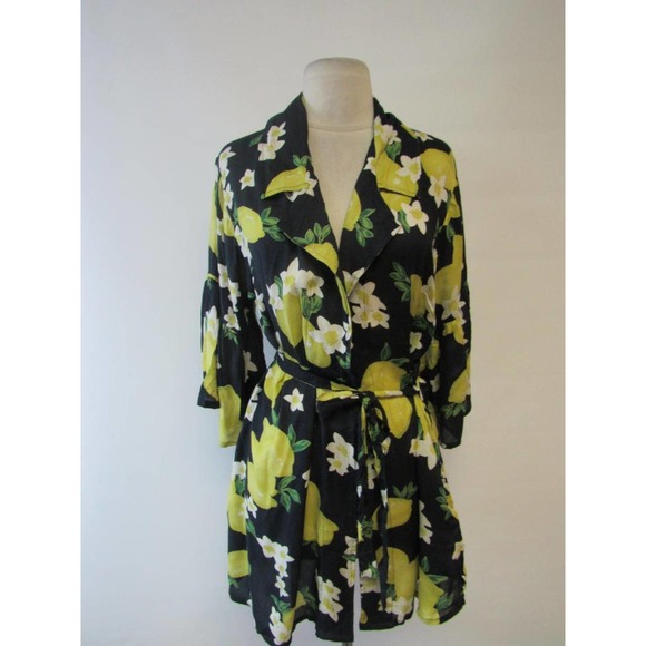 NWOT ANTHROPOLOGIE UNDERPROTECTION LEMONA KIMONO, sz S - Picture 4 of 6